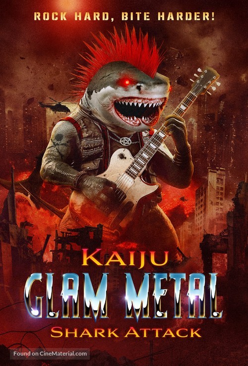 Kaiju Glam Metal Shark Attack - Movie Poster