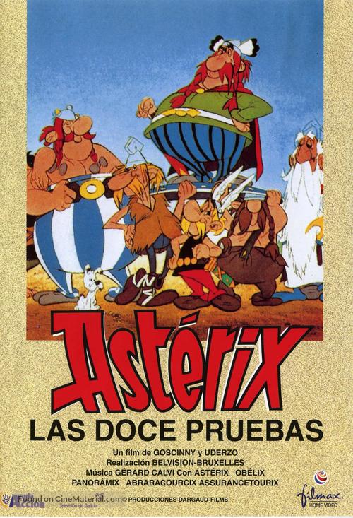 Les douze travaux d&#039;Ast&eacute;rix - Spanish Movie Poster