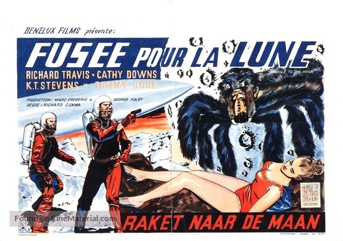 Missile to the Moon - Belgian Movie Poster