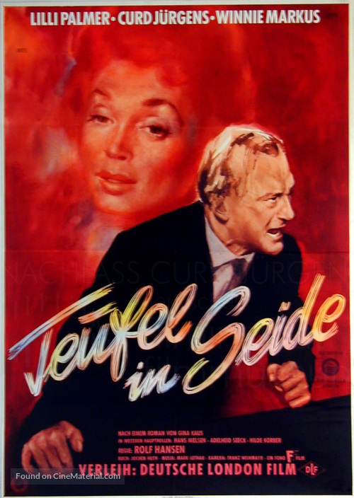 Teufel in Seide - German Movie Poster