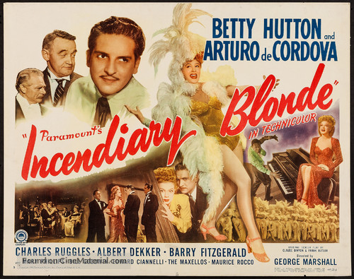 Incendiary Blonde - Movie Poster