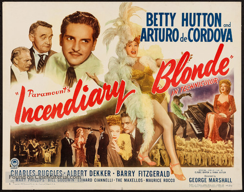 Incendiary Blonde - Movie Poster