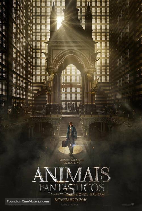 Fantastic Beasts and Where to Find Them - Brazilian Movie Poster