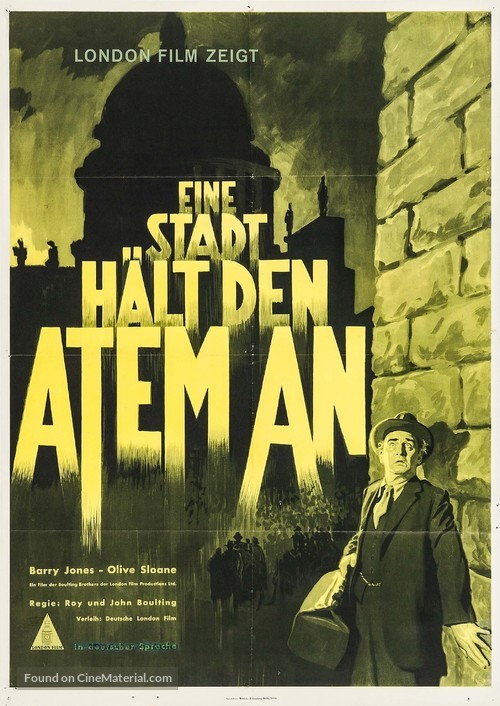 Seven Days to Noon - German Movie Poster
