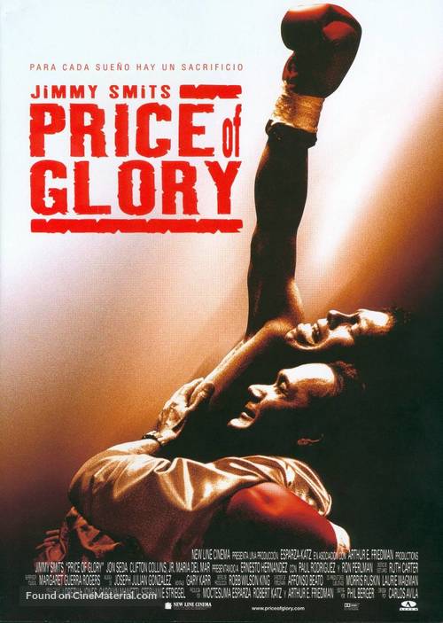 Price of Glory - Spanish poster