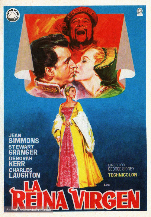 Young Bess - Spanish Movie Poster