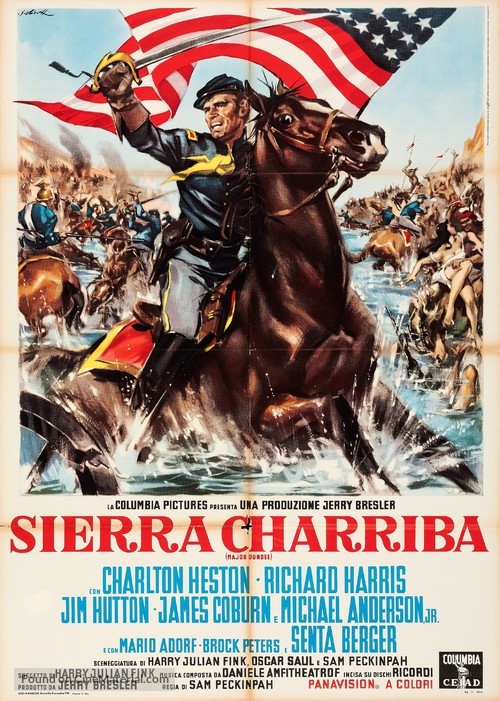 Major Dundee - Italian Movie Poster