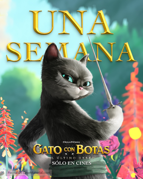 Puss in Boots: The Last Wish - Mexican Movie Poster