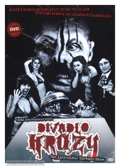 The Incredible Torture Show - Czech DVD movie cover