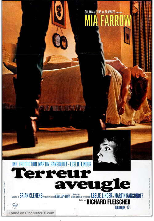 Blind Terror - French Movie Poster