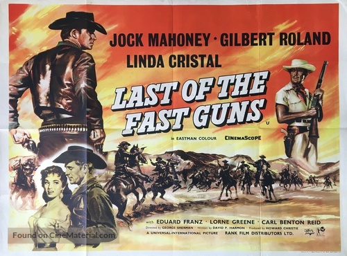 The Last of the Fast Guns - British Movie Poster