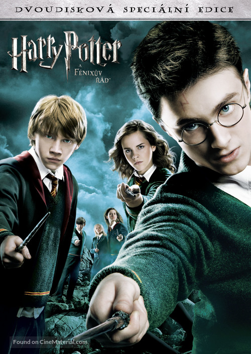 Harry Potter and the Order of the Phoenix - Czech DVD movie cover