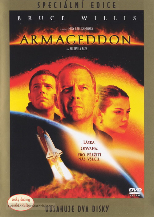 Armageddon - Czech DVD movie cover