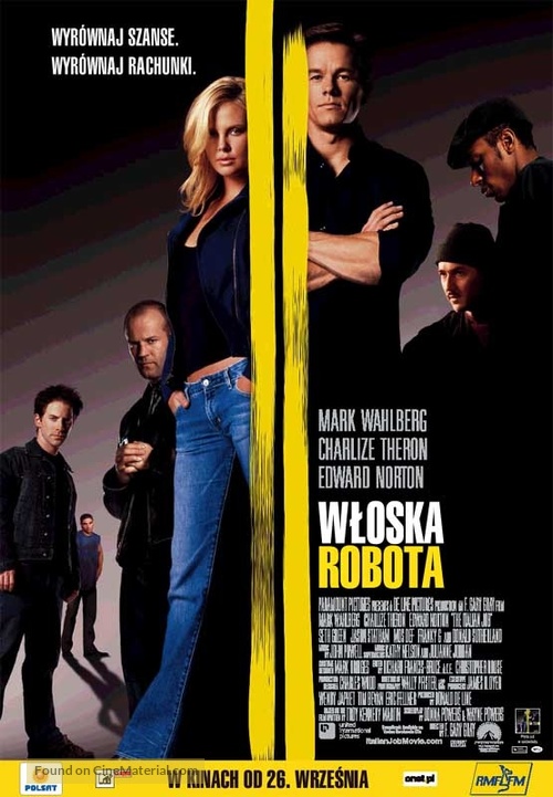 The Italian Job - Polish Movie Poster