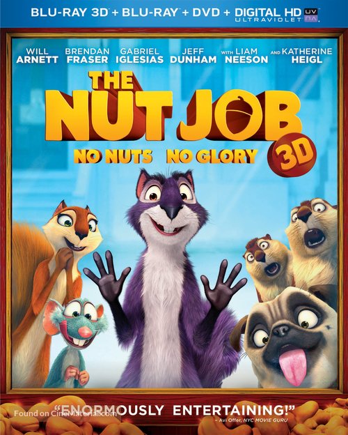 The Nut Job - Blu-Ray movie cover