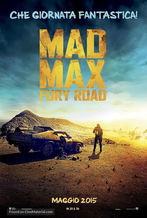 Mad Max: Fury Road - Italian Movie Poster