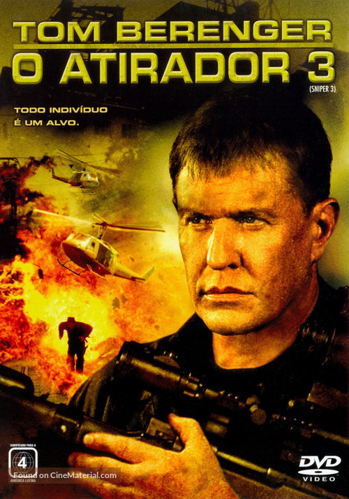 Sniper 3 - Brazilian DVD movie cover