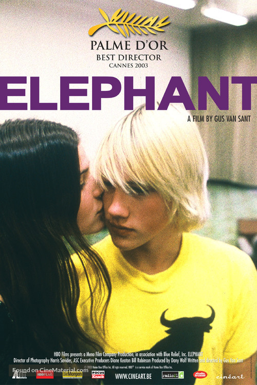 Elephant - Belgian Movie Poster