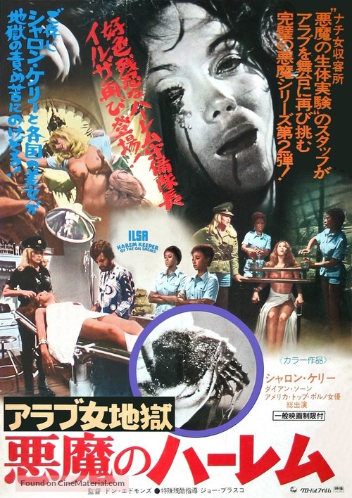 Ilsa, Harem Keeper of the Oil Sheiks - Japanese Movie Poster