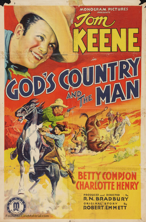 God&#039;s Country and the Man - Movie Poster
