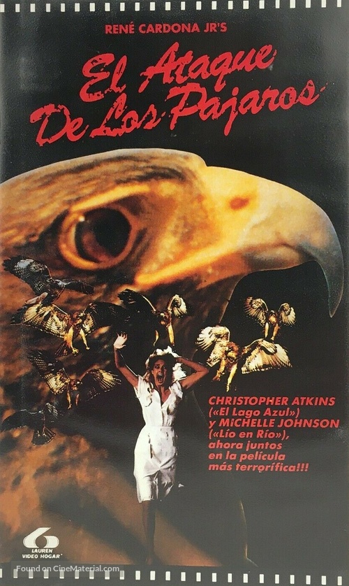 El ataque de los p&aacute;jaros - Spanish VHS movie cover