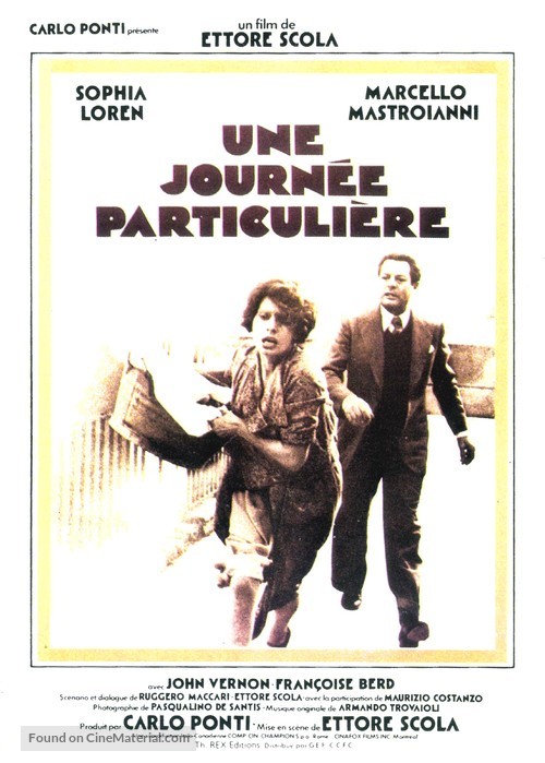 Una giornata particolare - French Movie Poster