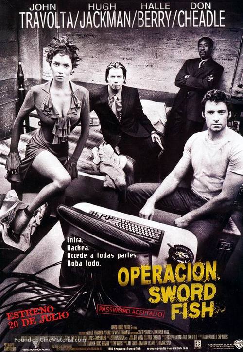 Swordfish - Spanish Movie Poster