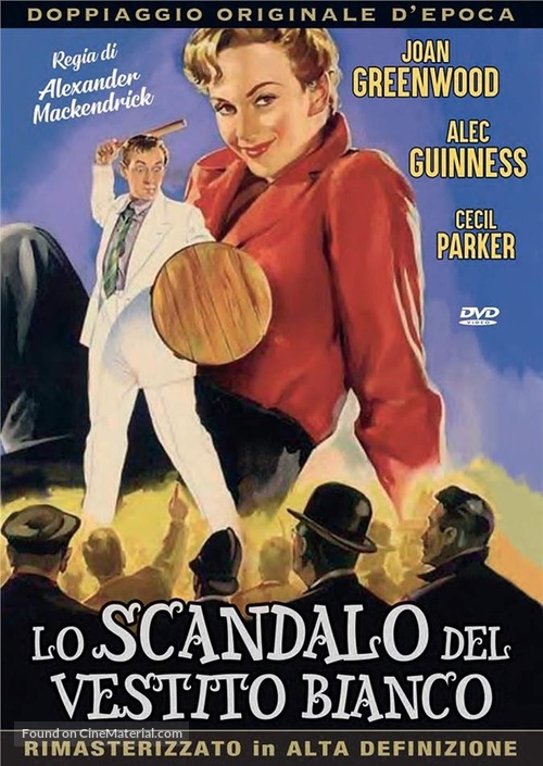 The Man in the White Suit - Italian DVD movie cover