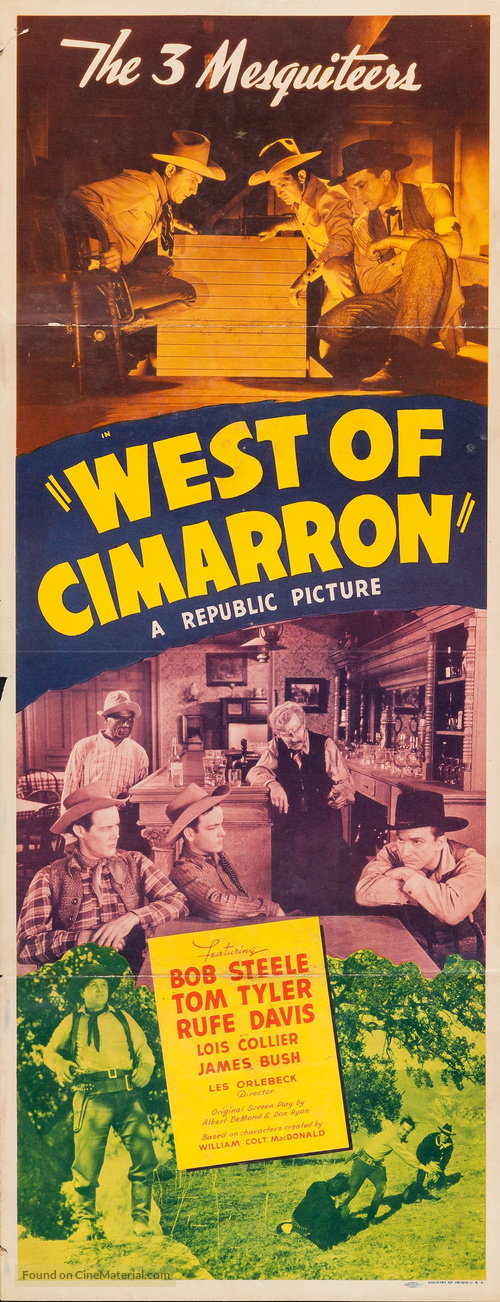 West of Cimarron - Movie Poster