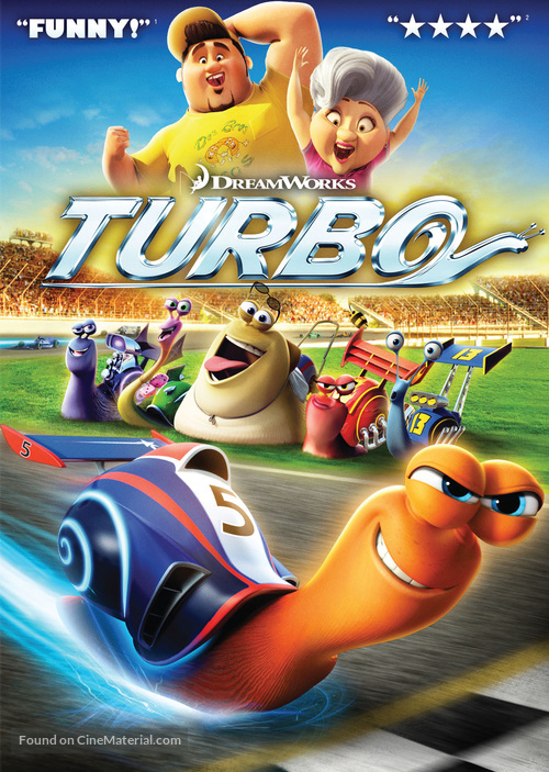 Turbo - DVD movie cover