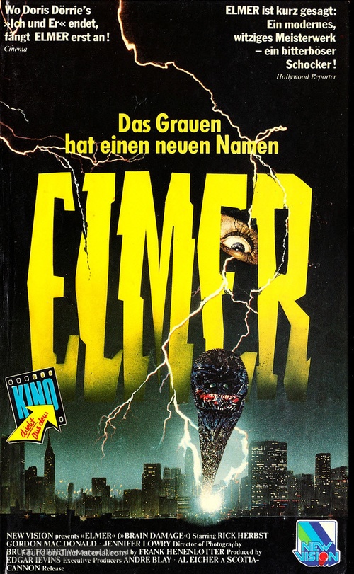 Brain Damage - German VHS movie cover
