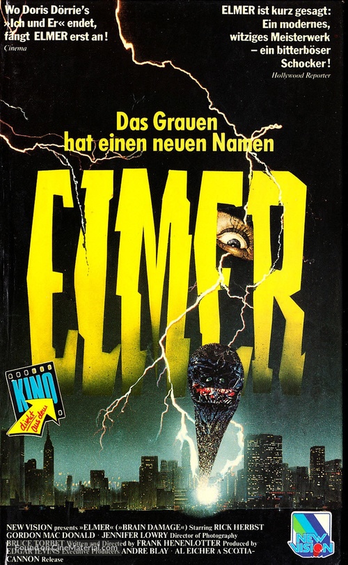 Brain Damage - German VHS movie cover