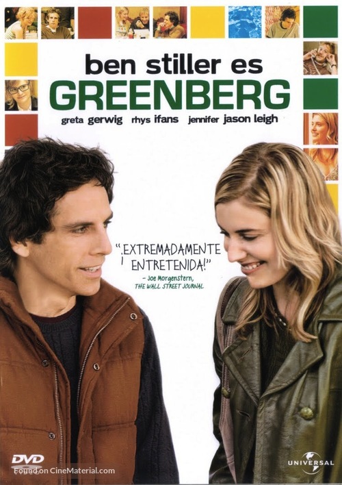 Greenberg - Spanish DVD movie cover