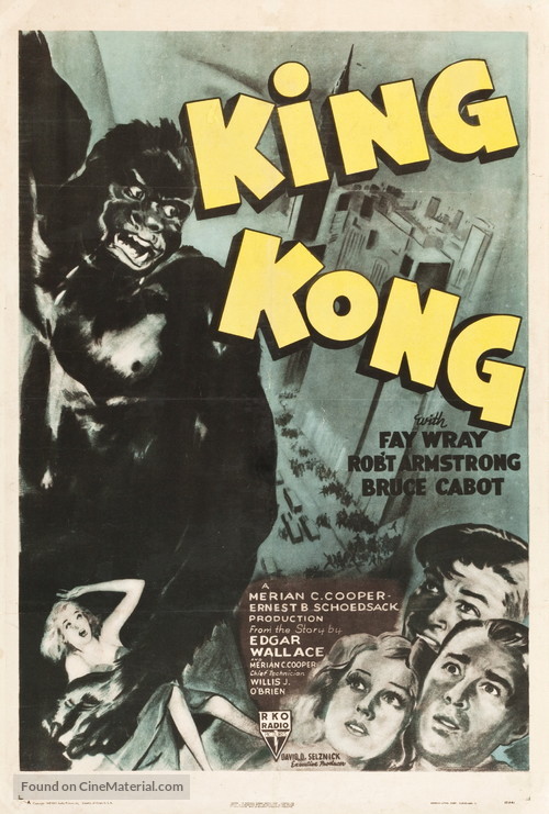 King Kong - Re-release movie poster