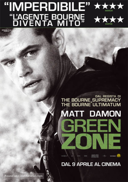 Green Zone - Italian Movie Poster