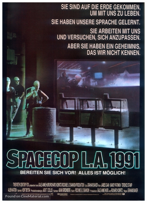 Alien Nation - German poster