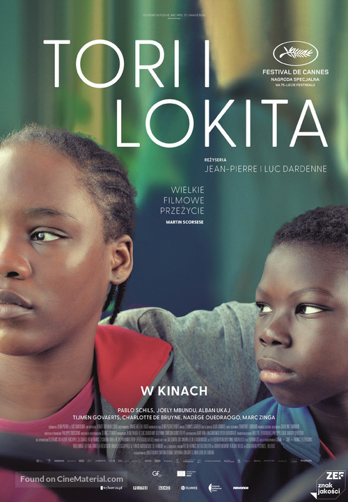 Tori et Lokita - Polish Movie Poster