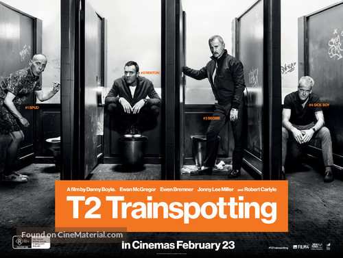 T2: Trainspotting - Australian Movie Poster
