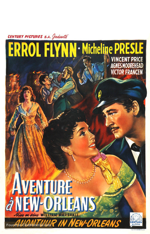 Adventures of Captain Fabian - Belgian Movie Poster