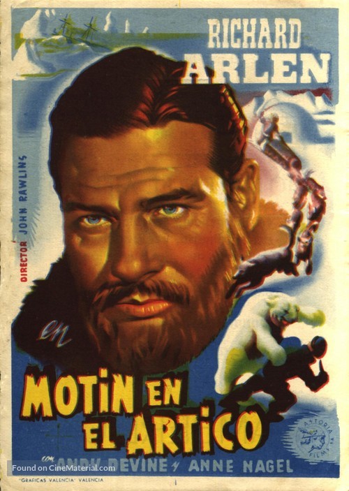 Mutiny in the Arctic - Spanish Movie Poster