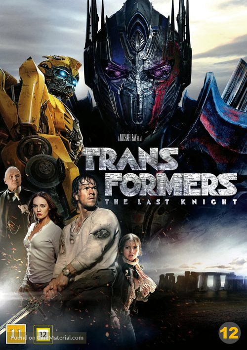 Transformers: The Last Knight - Danish DVD movie cover