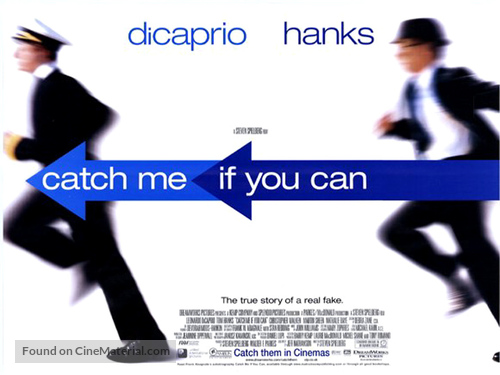 Catch Me If You Can - British Movie Poster