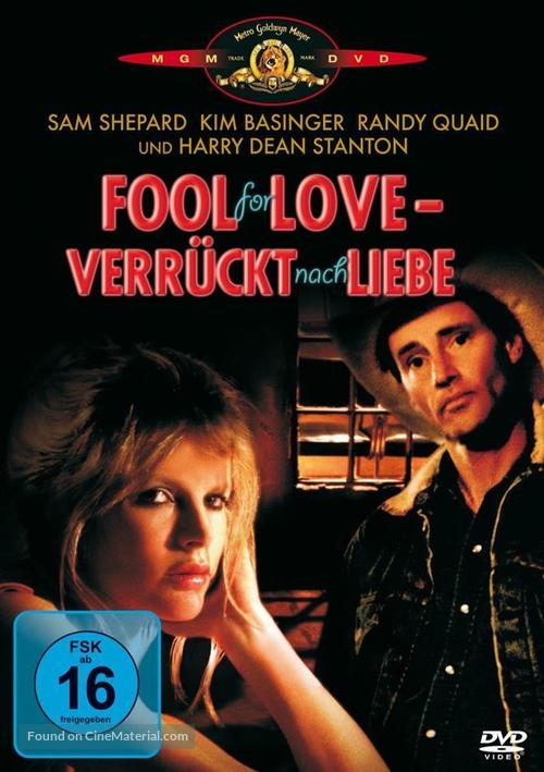 Fool for Love - German DVD movie cover