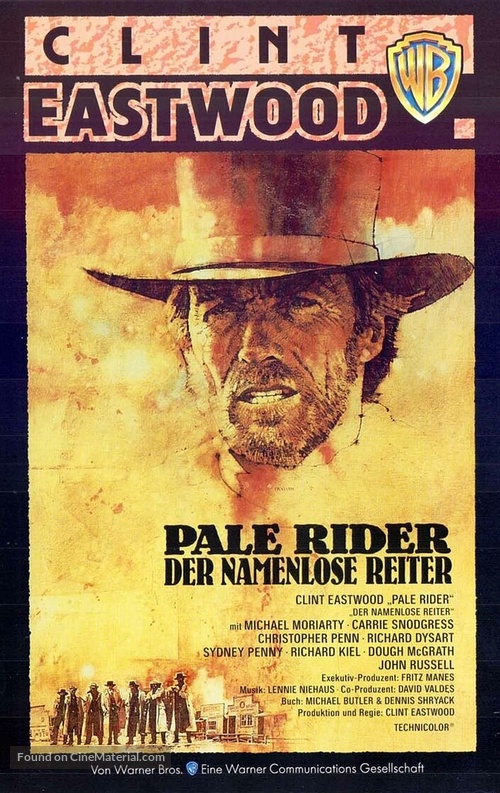 Pale Rider - German VHS movie cover