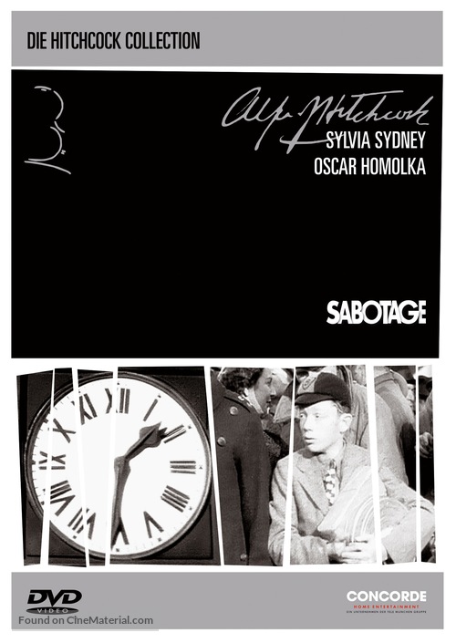 Sabotage - German DVD movie cover