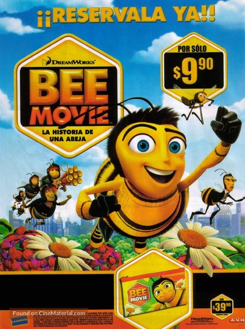 Bee Movie - Argentinian Video release movie poster