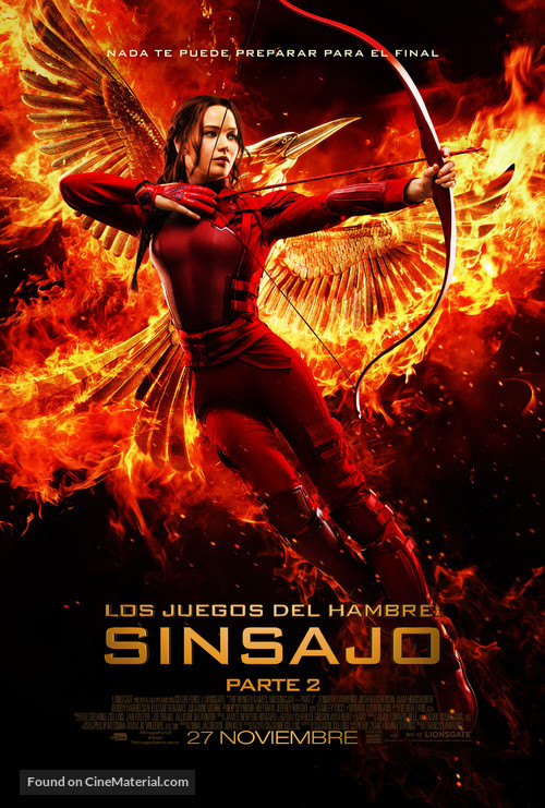 The Hunger Games: Mockingjay - Part 2 - Spanish Movie Poster