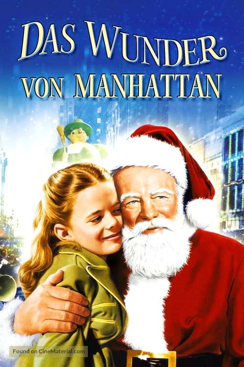 Miracle on 34th Street - German Movie Cover