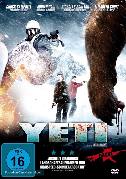 Abominable Snowman - German DVD movie cover