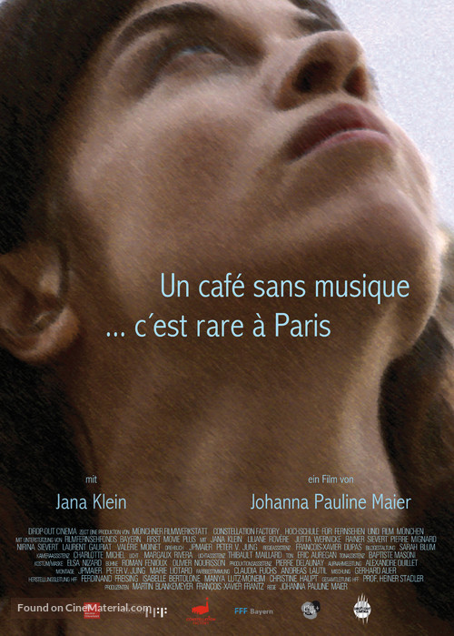 Un caf&eacute; sans musique c&#039;est rare &agrave; Paris - German Movie Poster